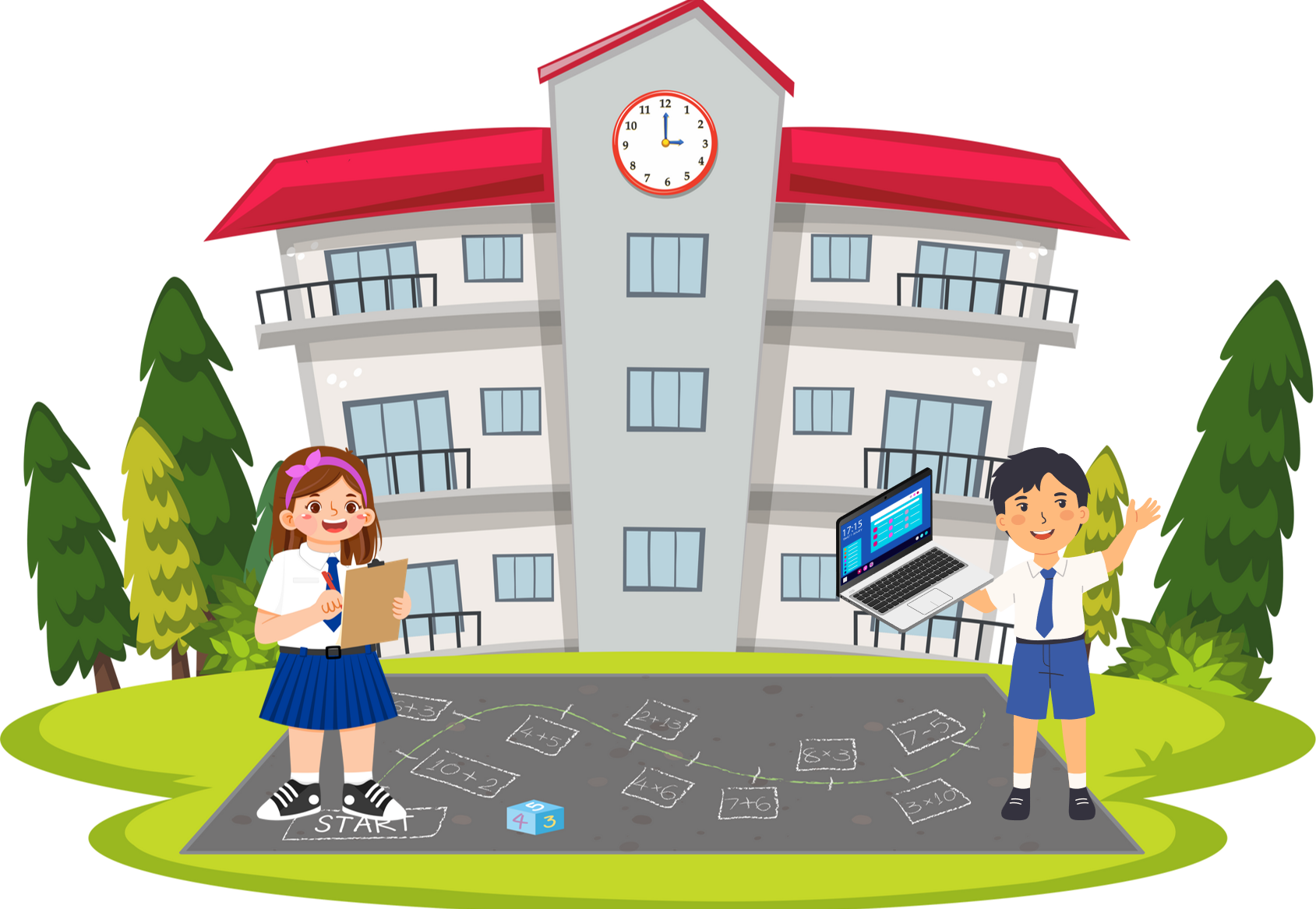 Ilustrasi Sekolah